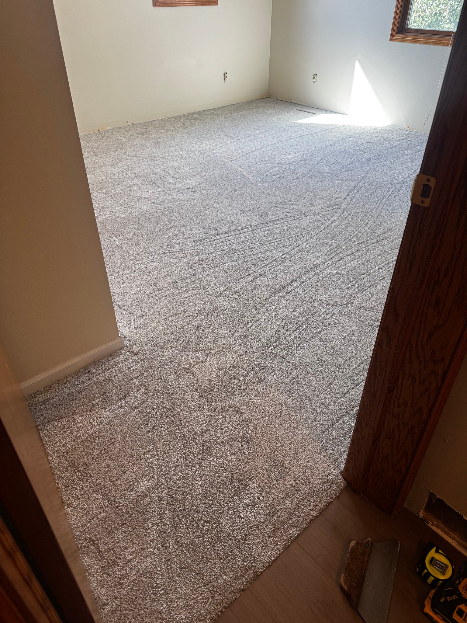 LVP flooring in a finished home